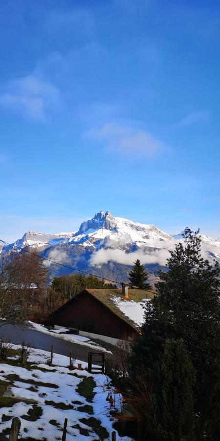 Beautiful Apt With Balcony At Combloux ! Exterior foto